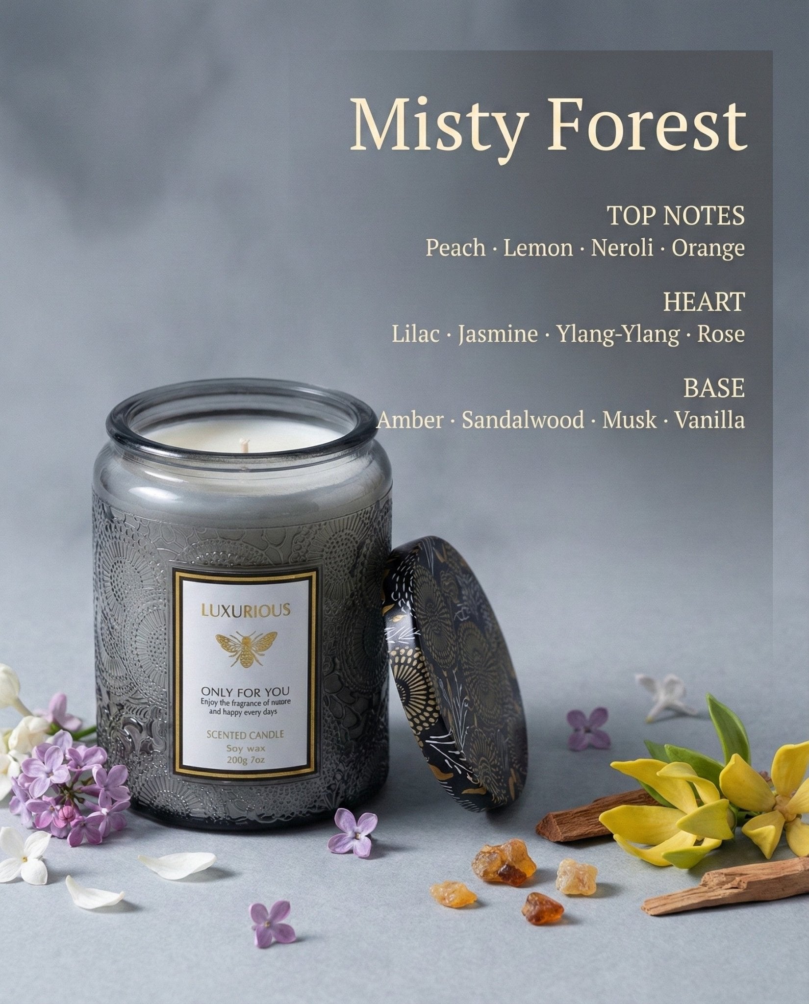 Candle | Misty Forest - Catrín Decor