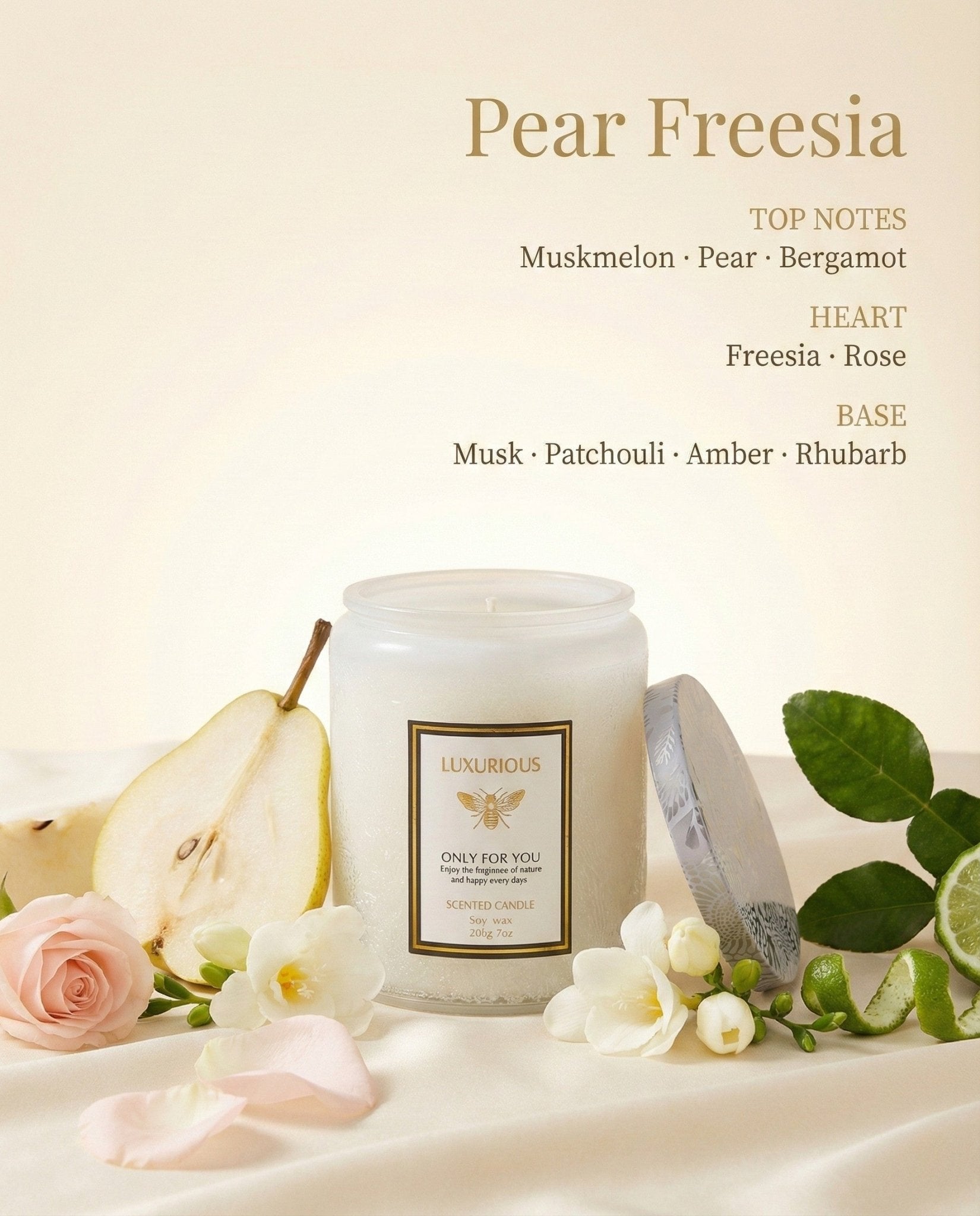 Candle | Pear Freesia - Catrín Decor