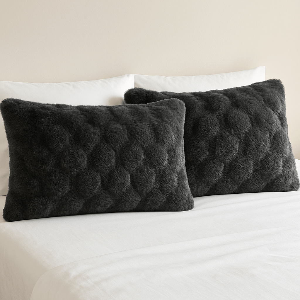 Luxe Faux Fur Pillowcases - Catrín Decor