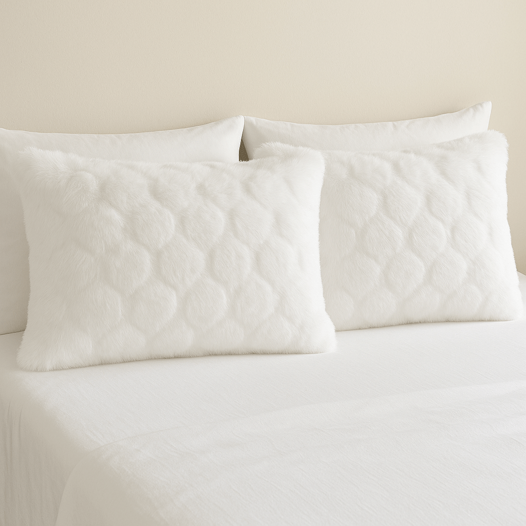Luxe Faux Fur Pillowcases - Catrín Decor