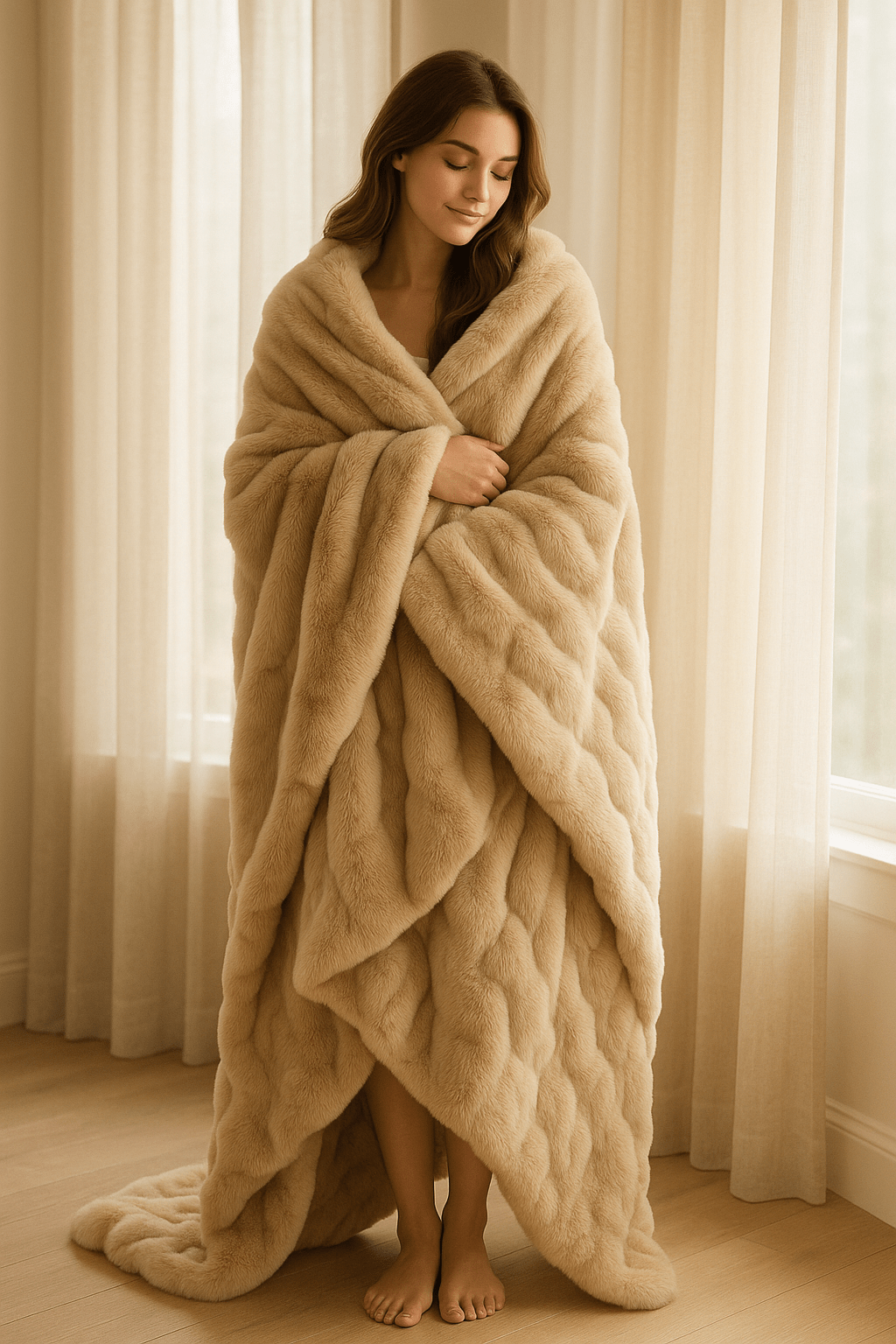 Luxe Faux Fur Throw - Catrín Decor