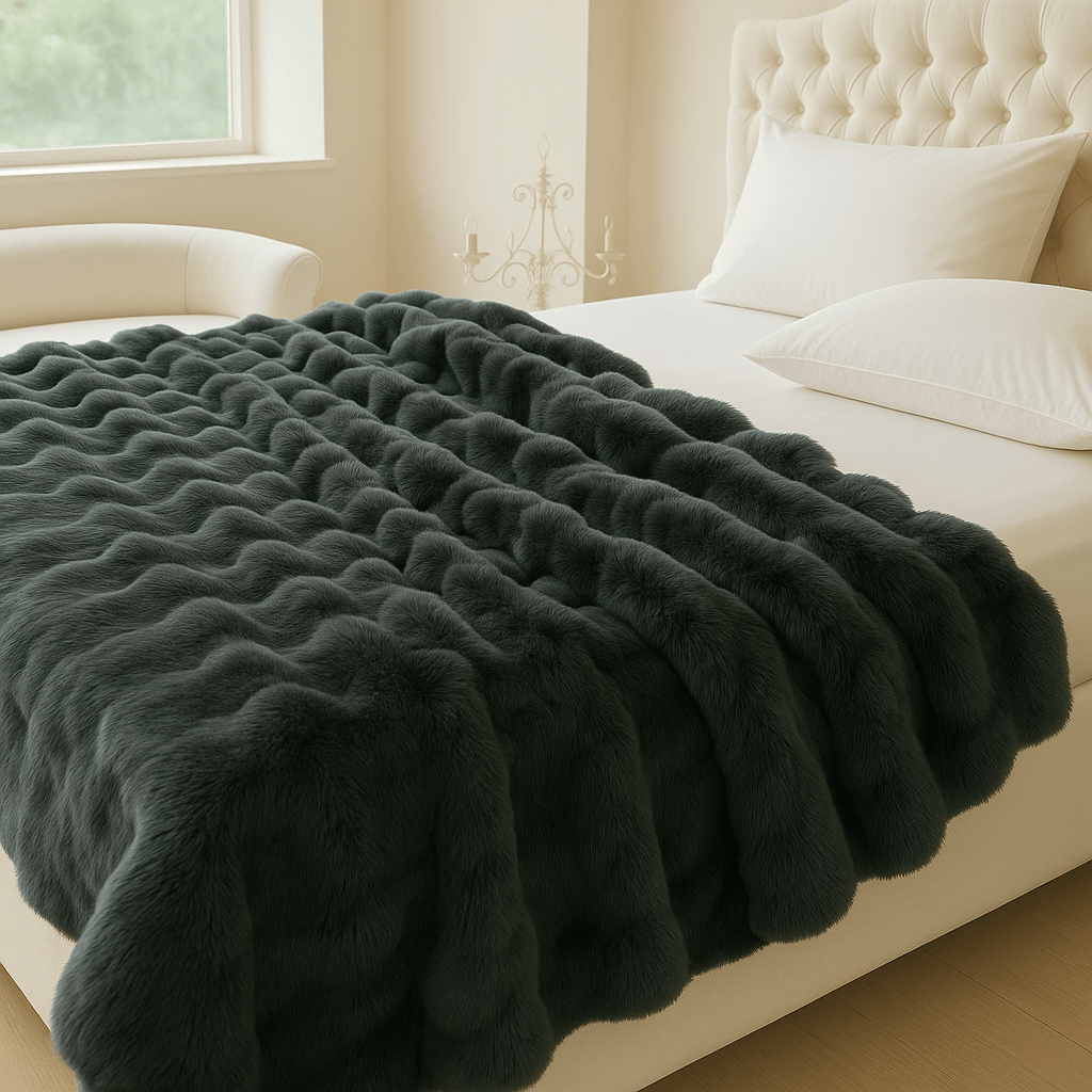 Luxe Faux Fur Throw - Catrín Decor