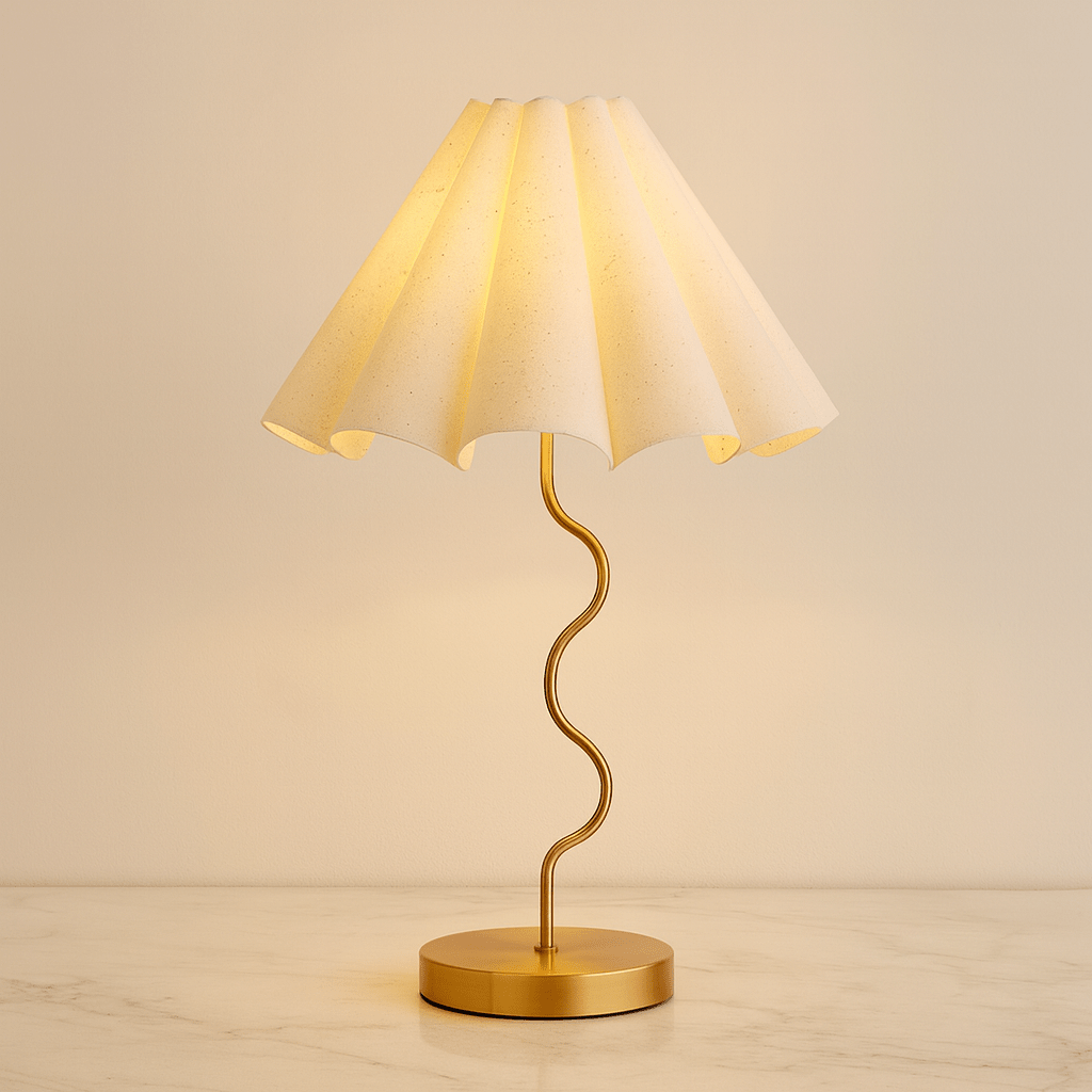 Maree | European Pleated Lamp - Catrín Decor