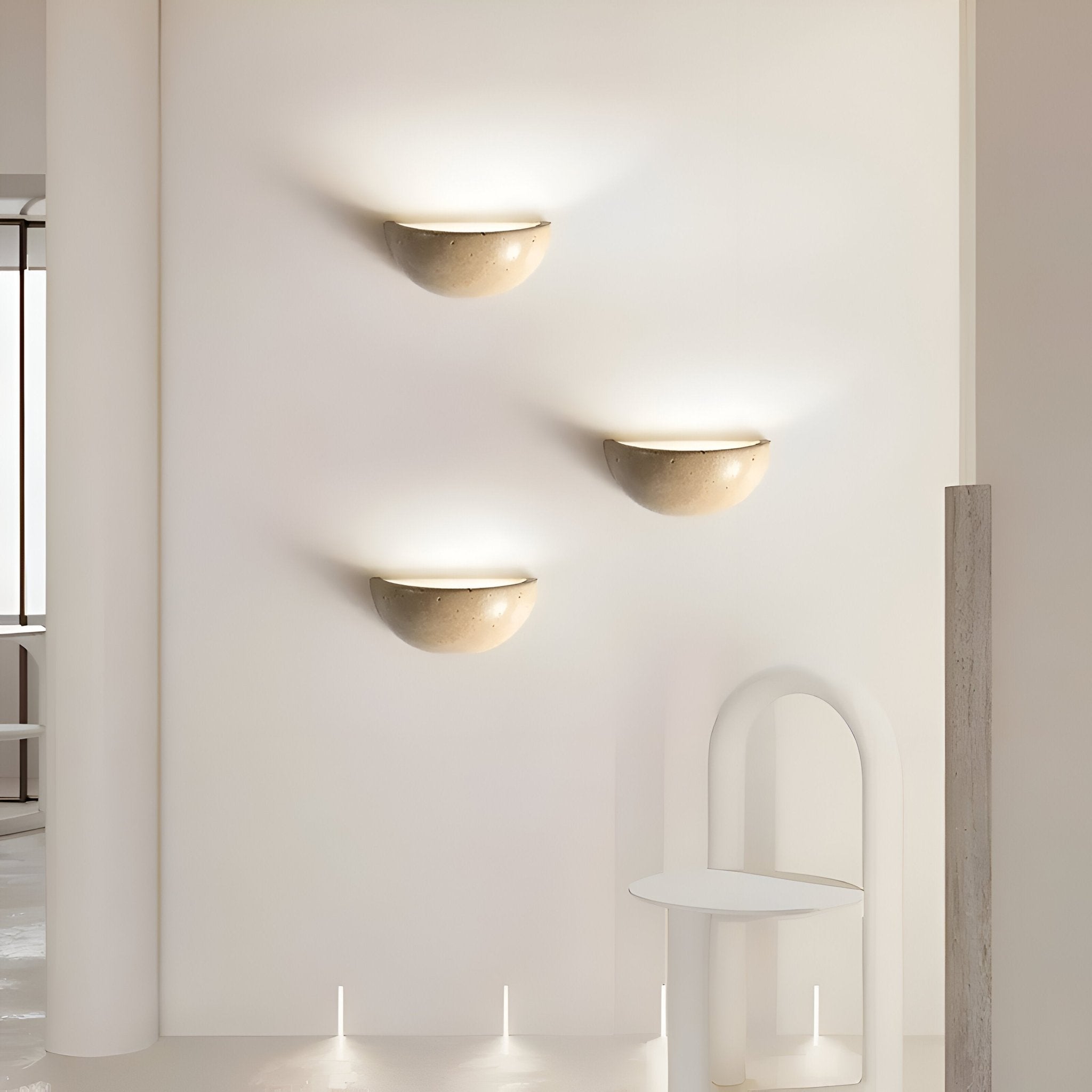 Natural Stone Sconce - Catrín Decor