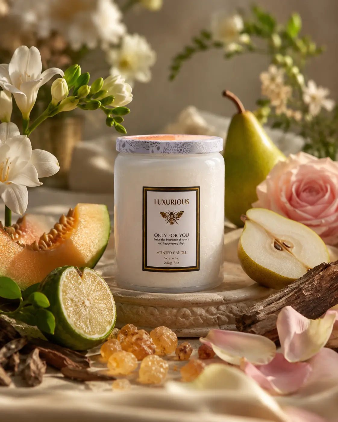 Soy Candle | Pear Freesia - Catrín Decor